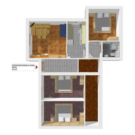 Apartmán Haus Nina Gerlosberg Exteriér fotografie