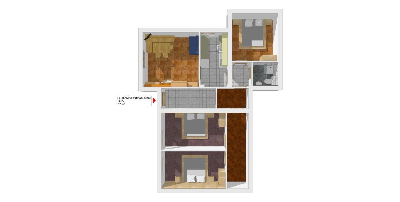 Apartmán Haus Nina Gerlosberg Exteriér fotografie